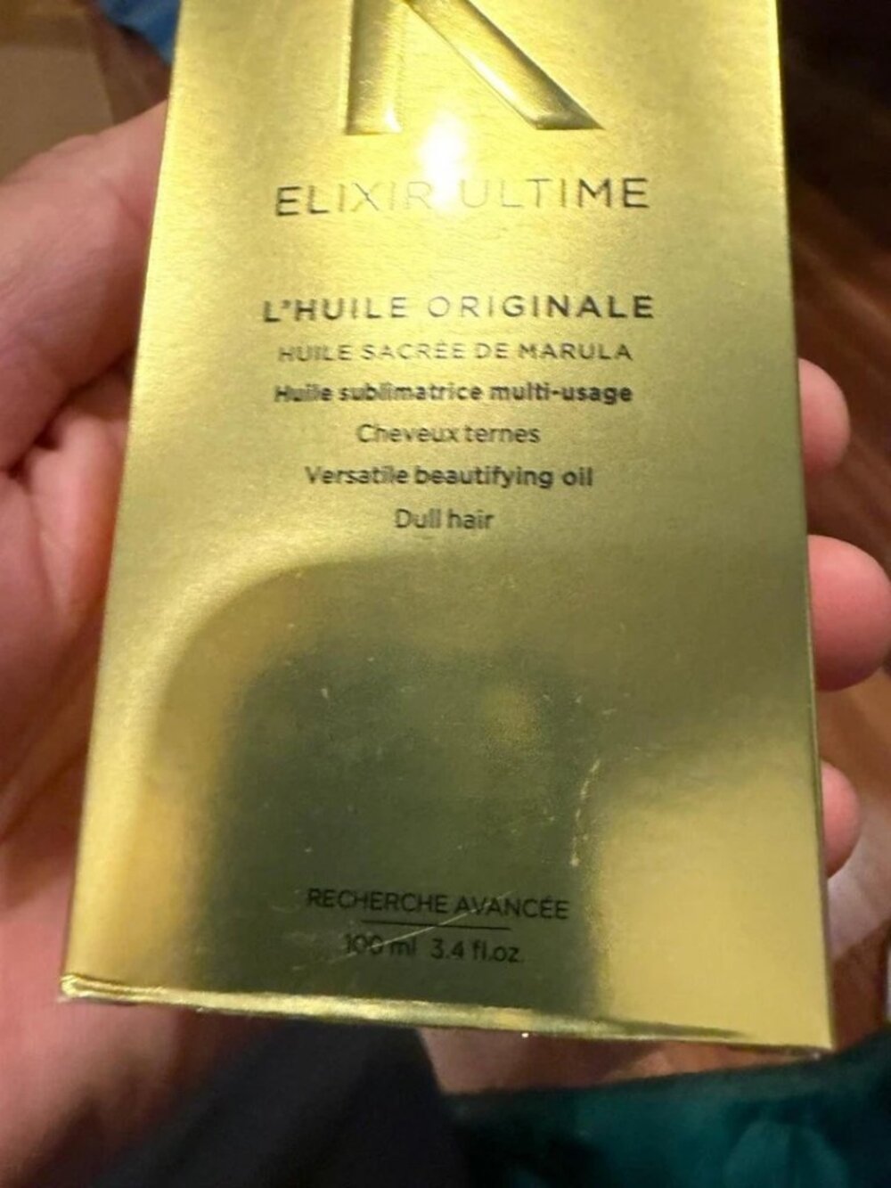 Kerastase Elixir Ultime L'Huile Originale Hair Oil 3.4oz New - Picture 2 of 3